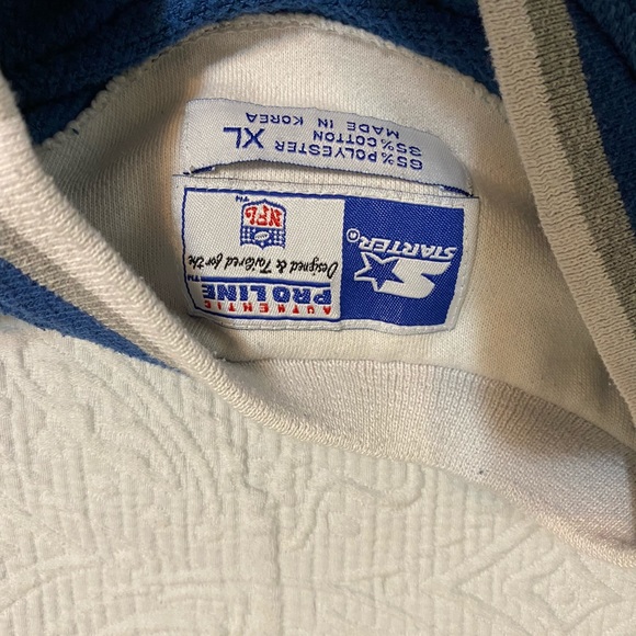 DALLAS COWBOYS crew neck. Size XL. STARTER. NFL. - Picture 5 of 7